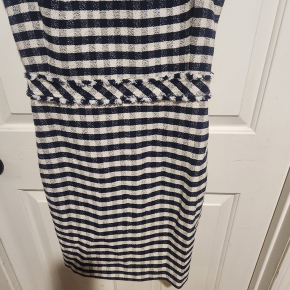 J. Crew plaid sheath sleeveless tweed dress Business Office Professional Size 4 - Picture 7 of 10